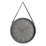 Timely Grey Wall Clock