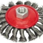 Bevel Brush Twisted Wire 100mm