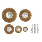 Steel wire brush set 5pcs-06990
