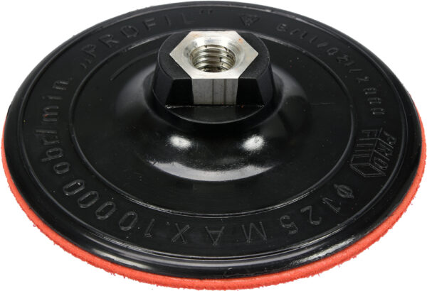 RUBBER DISC / VELCRO 125MM 08500