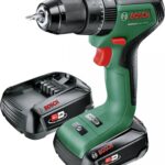 BOSCH UNIVERSALIMPACT 18V-60 CORDLESS HAMMER DRILL WITH TWO POSITIONS IN CASE (2X 2.0AH Battery)