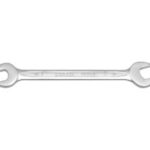 Double open end spanner 18x19mm , satin finish  YT-0120