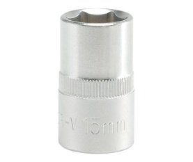 Hexagonal socket  1/2" 15 mm YT-1208