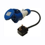 Adaptor w/Cable Female 3 Pin 16Amp 14005