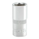 Hexagonal socket 1/4" 8 mm YT-1407