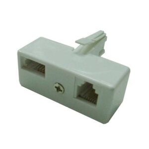 Telephone Adaptor 2 Way UK to US