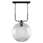 VINTAGE 1906 GLOBE PENDANT E27 BLK