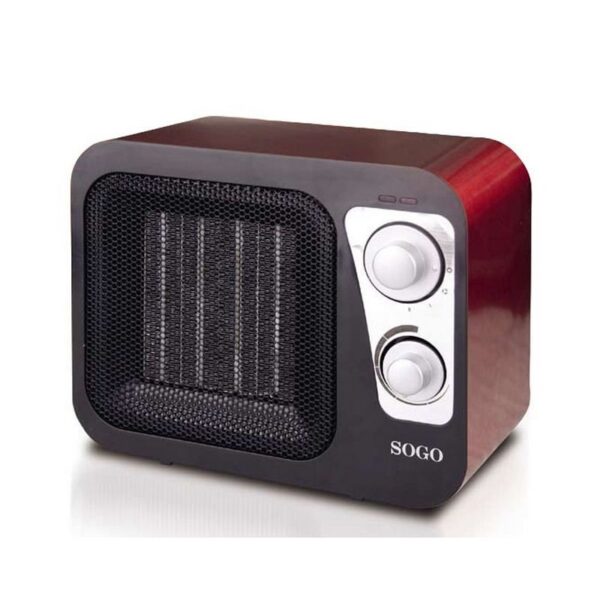 FAN CERAMIC HEATER 1800W RED
