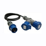 Mobile Plug 2 Way 16Amp 3 Pin 1702