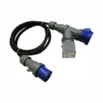 Mobile Plug 2 Way 16Amp 3 Pin 1805