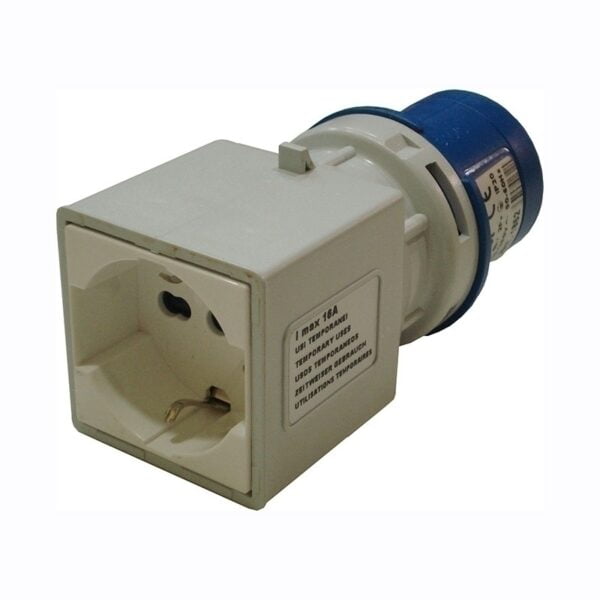 Adaptor CEE to Shuko 16Amp 3 Pin 1862