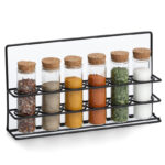 Zeller Present 7-pieces Metal Spice Rack Set - Image 2