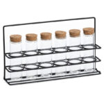 Zeller Present 7-pieces Metal Spice Rack Set
