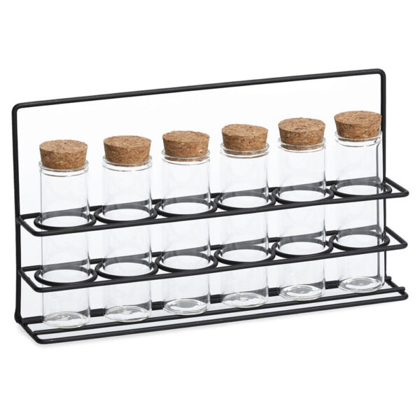 Zeller Present 7-pieces Metal Spice Rack Set