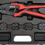 Quick interchangeable ratchet crimper set, 6 pcs YT-2245