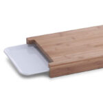 Zeller Present Bamboo Cutting Board With Tray - Image 2