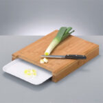 Zeller Present Bamboo Cutting Board With Tray - Image 4