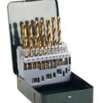 BOSCH 19 pcs HSS-R Metal Drill Bit Set Titanium