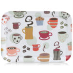 Zeller Present Melamine Tray `Icons`