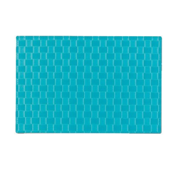 Zeller Present PE Braided Placemats Turquoise