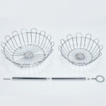 Zeller Present 2-Layered Chrome Fruit Stand - Image 7