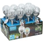 Glass Ball Solar Light 34x8cm