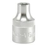 Hexagonal socket 3/8" 6 mm YT-3801