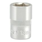 Hexagonal socket 3/8" 13 mm YT-3808
