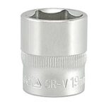 Hexagonal socket 3/8" 19 mm YT-3814