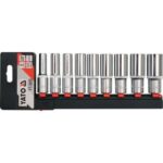 Deep Socket set 3/8", 9 pcs YT-3855