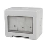 3 Gang 2 Way Switch WT IP55