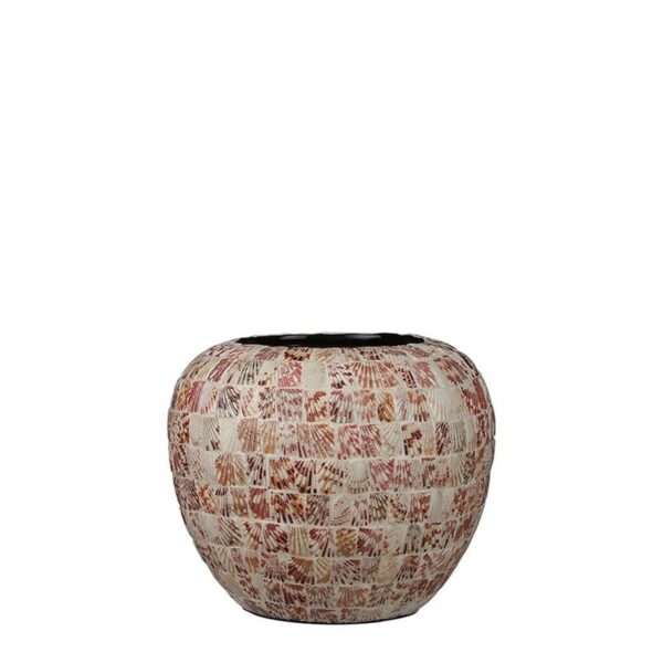 Oliviera Pot Round Dark Red