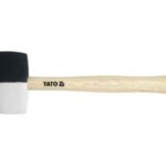 Rubber Mallet with wooden Handle 370g YT-4602