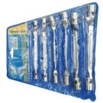 Double ended swivel socket spanner set 52870