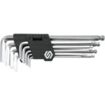 9 pcs cv hex key set  56475