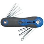 7 pcs folding ball point hex key set  56505