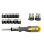 Ratchet screwdriver bit set 34 pcs 60975