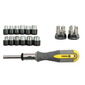 Ratchet screwdriver bit set 34 pcs 60975