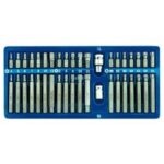 Screwdriver bit set c.v 66400