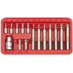 Screwdriver bit set c.v. 66580
