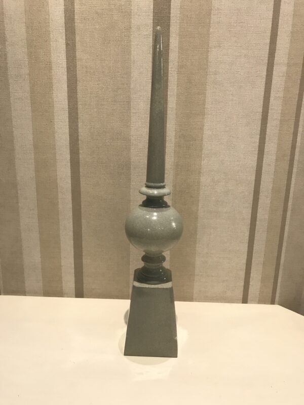 Grey finial