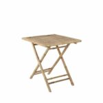 Tropical Table Square Bamboo Light Brown