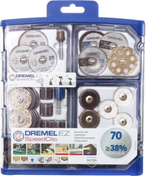 Dremel 725 Set with 70 EZ Accessories Speedclick