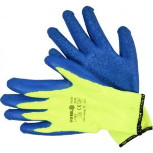 Latex coated gloves gcla0510 refl.yellow- 74149