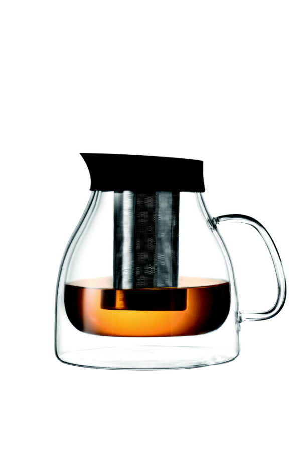GLASS TEAPOT DUO 1ltr