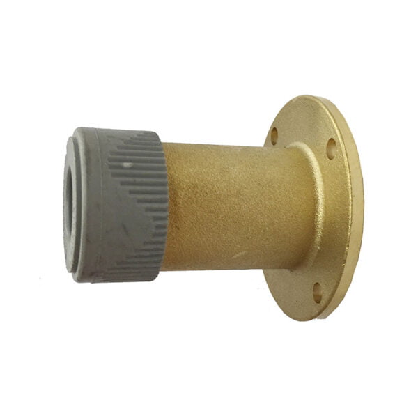 Adaptor with Circle Flanged 15mm x 1/2 inch Grey