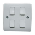 4 Gang 2 Way Switch B1 3x3
