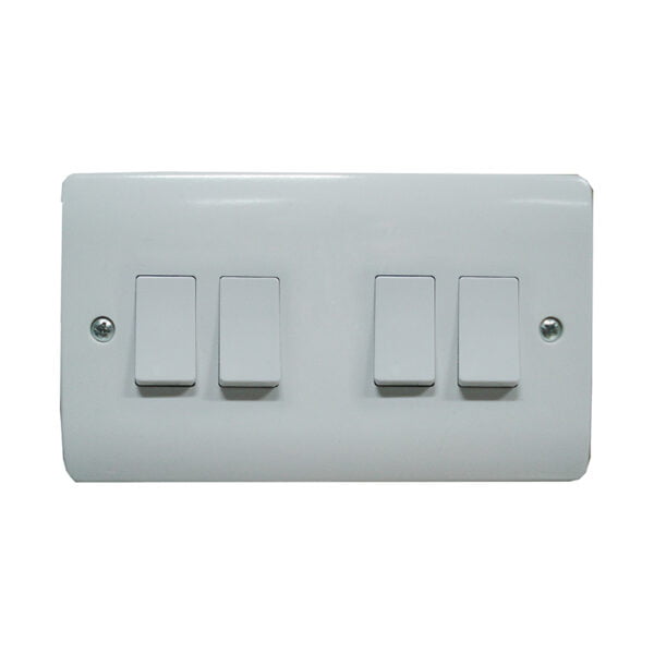 4 Gang 2 Way Switch B1 6x3