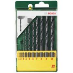 Bosch 10 pcs HSS-R Metal Drill Bit Set