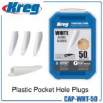 Plastic Pocket-Hole Plugs - 50 Count